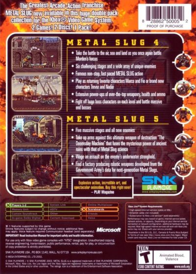 Metal Slug 4 & 5 (USA) (Disc 1)